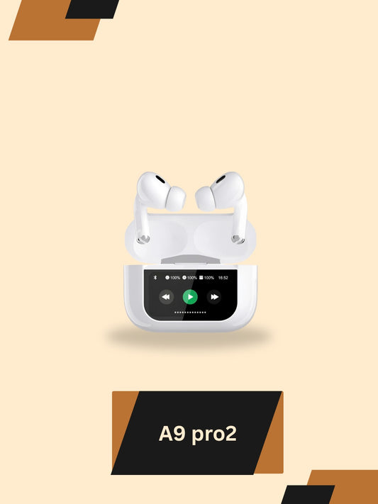 A9 Pro AirPods 5th Gen – Touch Display, ANC + ENC, 36H Playtime